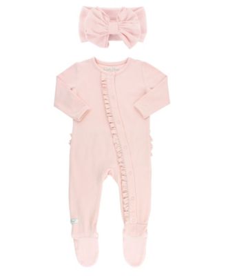 ruffle footie pajamas