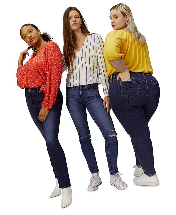 plus size levi's 311 shaping skinny jeans