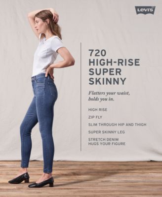 levi's 720 high rise super skinny jean