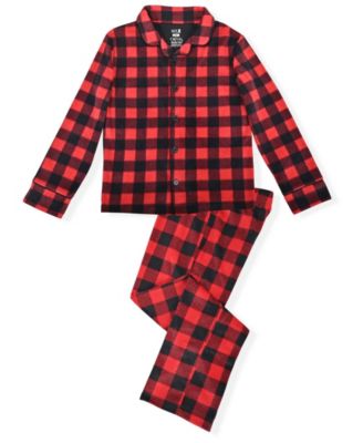 buffalo check pajama set