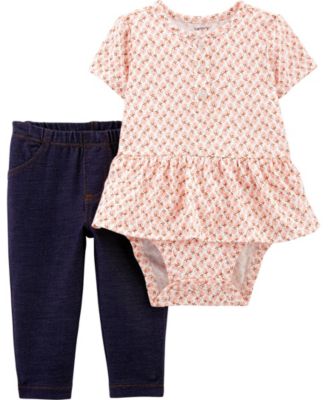 baby peplum bodysuit