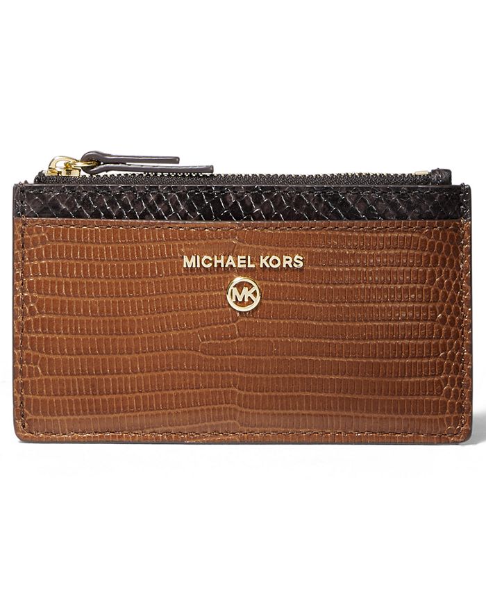 Michael Kors Jet Set Charm Slim Leather Card Case & Reviews - Handbags ...