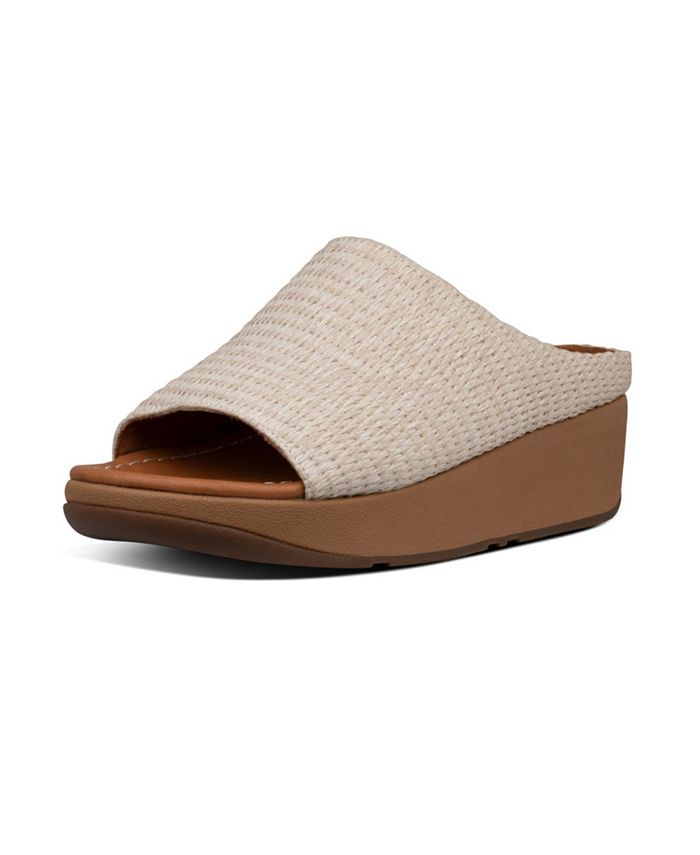 FitFlop Women's Imogen Basket Weave Slides Sandal & Reviews - Sandals ...