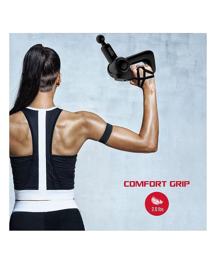 Tzumi FitRx Pro Muscle Massage Gun Handheld Therapeutic Percussion