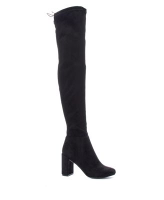 macy's over the knee high boots
