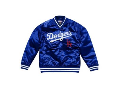 mitchell and ness dodgers satin jacket