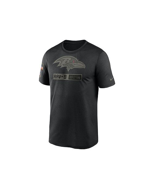 Nike Men S Baltimore Ravens 2020 Salute To Service Legend T Shirt Reviews Nfl Sports Fan Shop Macy S