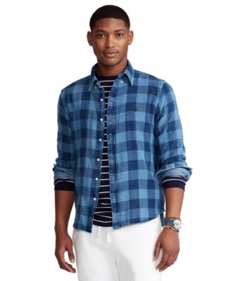 ralph lauren men's plaid shirt