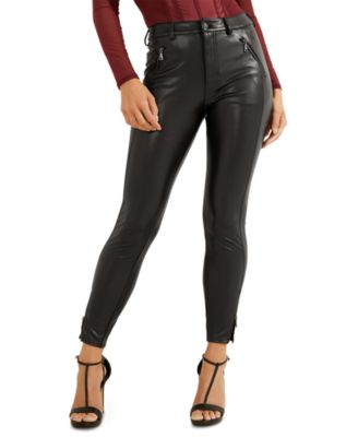 womens faux leather pants
