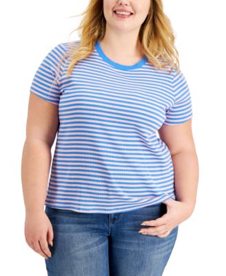 macy's last act plus size tops