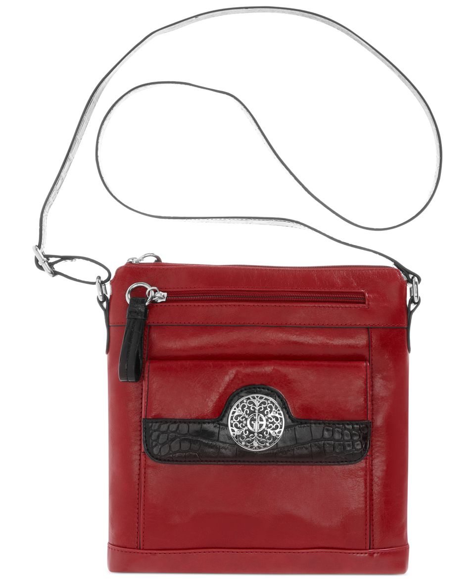 Giani Bernini Handbag, Collection Leather North South Crossbody   Handbags & Accessories