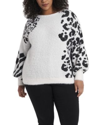 plus size eyelash sweater