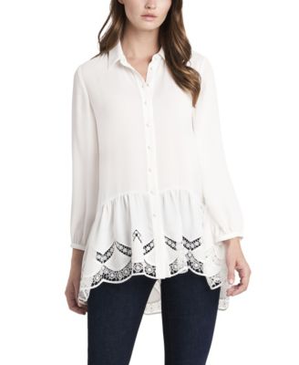 vince camuto peplum top