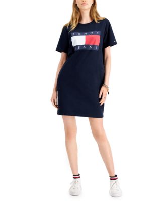 tommy jeans logo dress