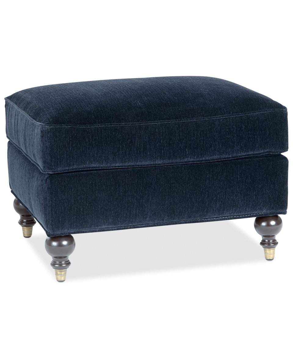 Abigail Fabric Ottoman, 27W x 22D x 17H   Furniture