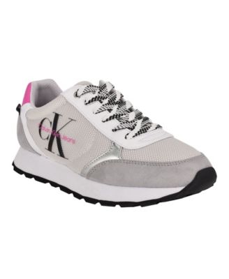 calvin klein jeans women's cayle active laceup sneakers