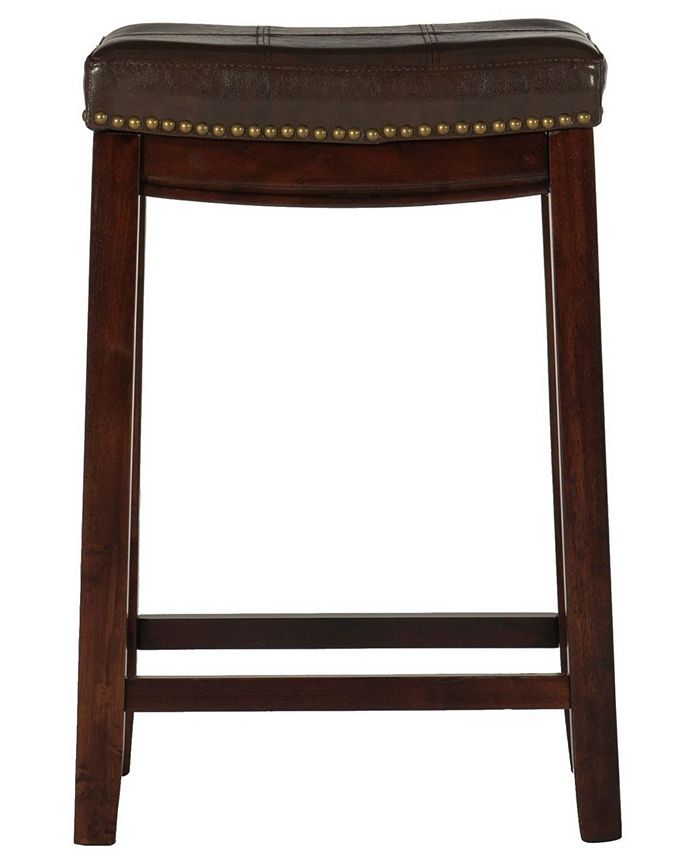 Linon Home Decor Rumsey 26 Backless Wood Counter Stool Reviews Furniture Macy S Linon home dcor linon home decor stacking sto. rumsey 26 backless wood counter stool