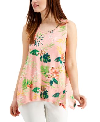 macys petite tank tops