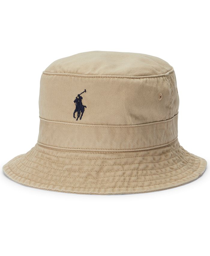 Polo Ralph Lauren Men's Chino Bucket Hat & Reviews - Hats, Gloves ...