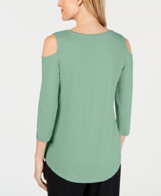 jm collection cold shoulder top