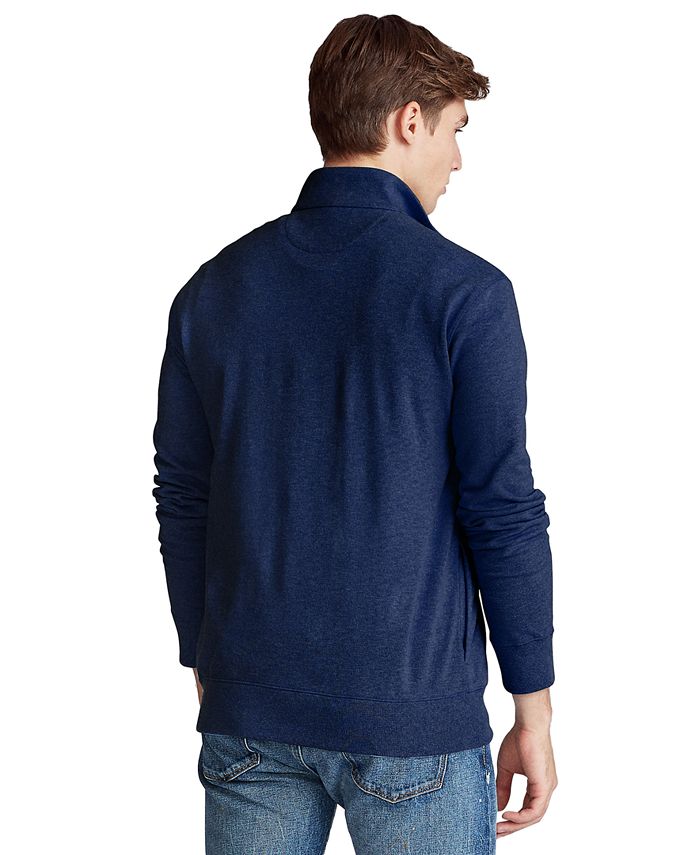 Polo Ralph Lauren Men's Cotton Mesh QuarterZip Pullover & Reviews Sweaters Men Macy's