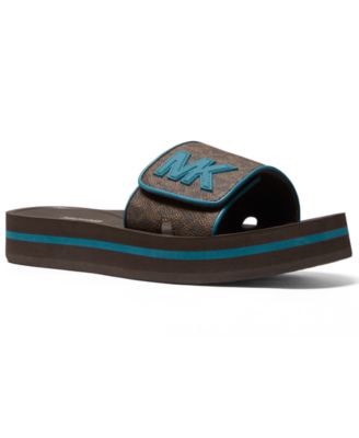 mk slip on sandals