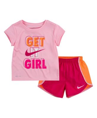 baby girl nike short sets