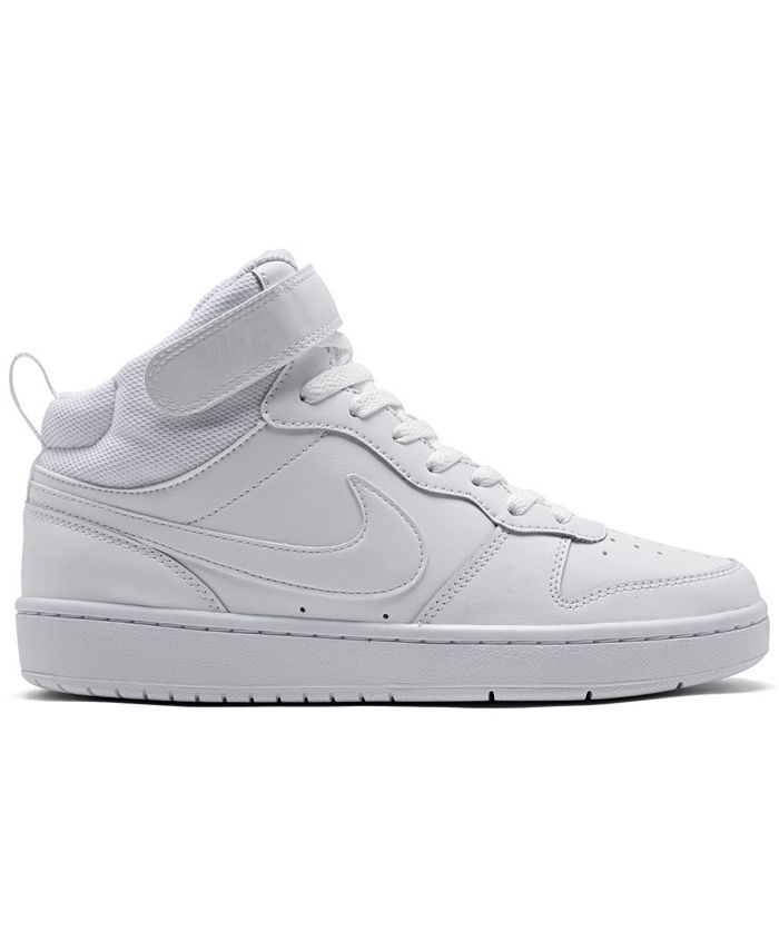 Nike Big Kids Court Borough Mid 2 Casual Sneakers From Finish Line Reviews Finish Line Kids Shoes Kids Macy S
