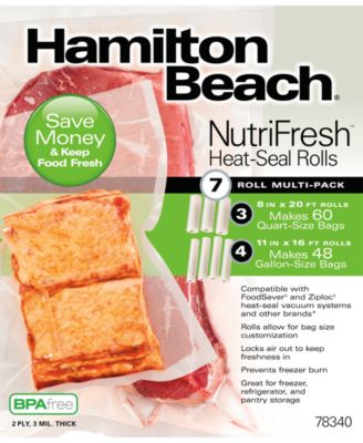 Термоусадочный рулет Hamilton Beach NutriFresh в мультиварке - 7 рулонов