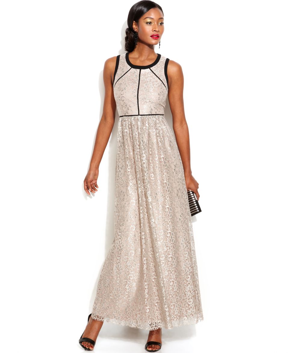 Ivanka Trump Sleeveless Chiffon Gown   Dresses   Women