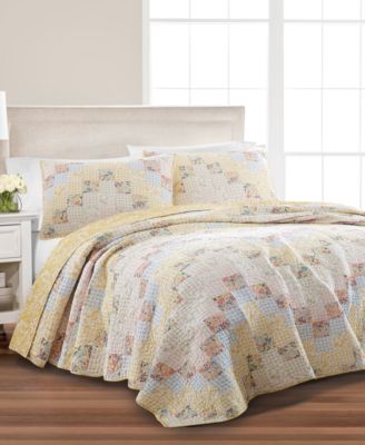 Martha Stewart Collection Grey Reversible Plaid Mist King Quilt A1 for sale online 