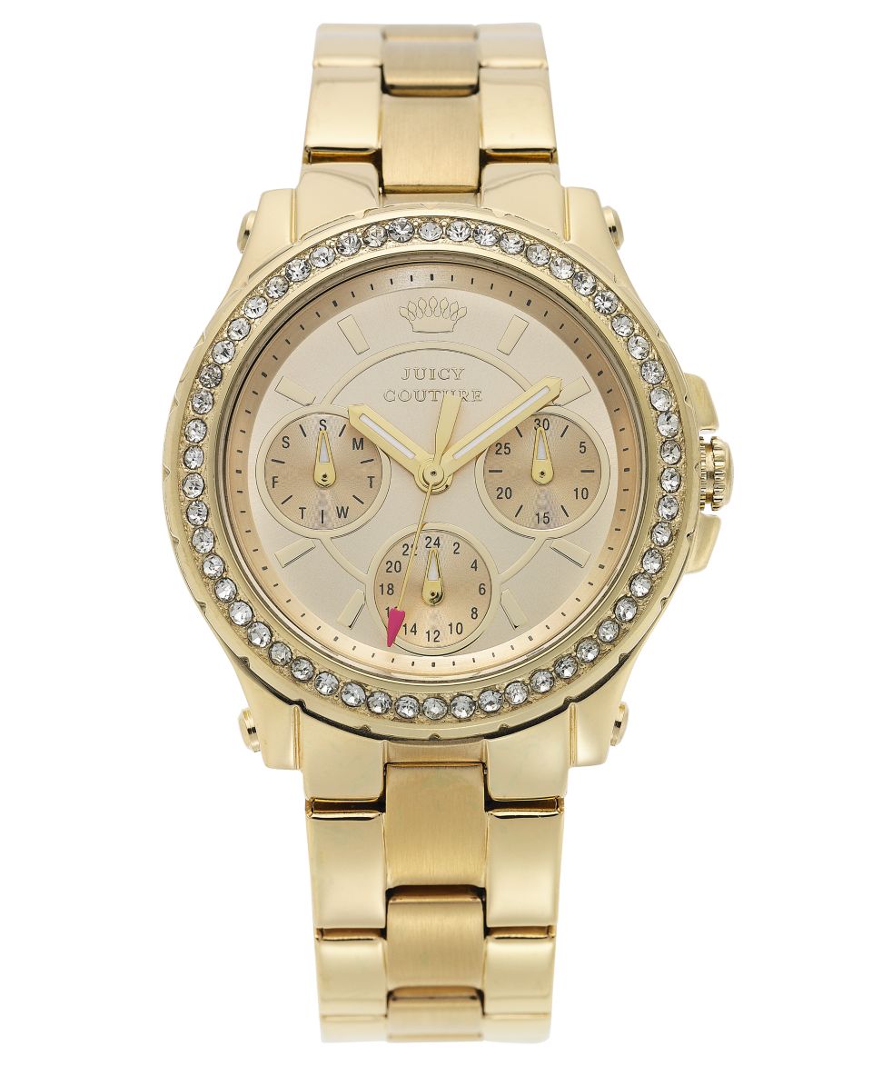 Juicy Couture Watch, Womens Pedigree Gold Tone Stainless Steel Bracelet 38mm 1901049   Watches   Jewelry & Watches