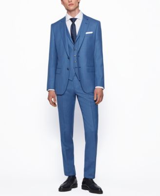 hugo boss medium blue suit