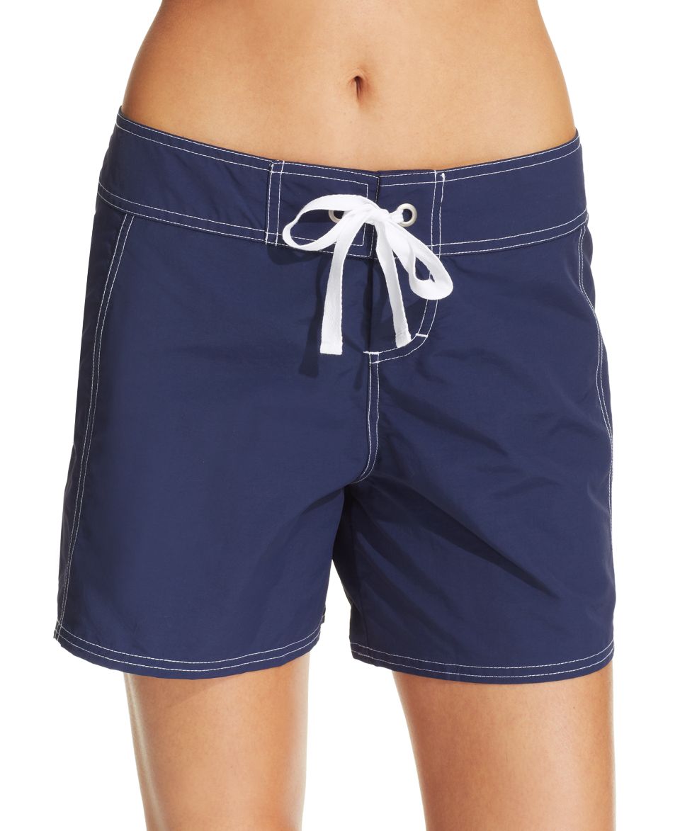 Island Escape Tie Front Board Shorts   Swimwear   Women