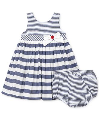 Little Me Baby Girls' 2-Piece Nautical Dress & Panty Set - Kids - Macy's