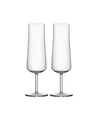 Неформальный набор бокалов для шампанского Orrefors, 2 предмета