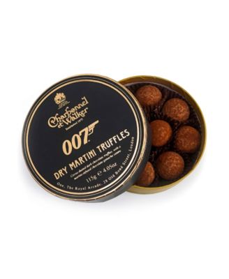 Сухой мартини с трюфелями из темного шоколада 
