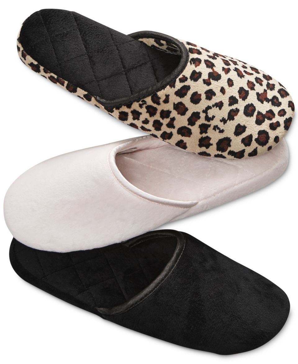 Charter Club Microterry Clog Slippers   Handbags & Accessories