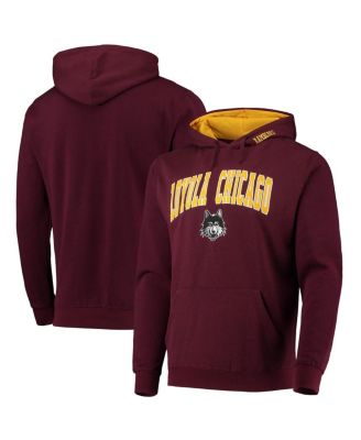 Мужская толстовка-пуловер Colosseum темно-бордового цвета Loyola Chicago Ramblers Isle с капюшоном