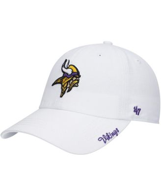Женская кепка 47 Brand Miata Clean Up Minnesota Vikings, белая