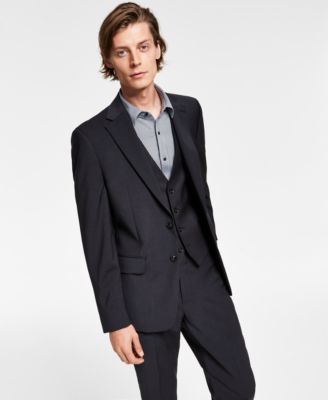 Мужской приталенный шерстяной пиджак от Calvin Klein Infinite Stretch от Calvin Klein - РАСПРОДАЖА!