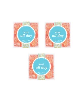 Набор маленьких кубиков Sugarfina Rosé All Day Bears, упаковка из 3 штук