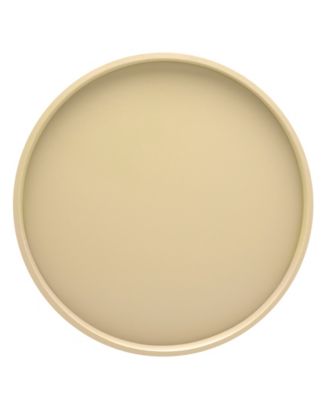 Круглый сервировочный поднос веселых цветов диаметром 14 дюймов