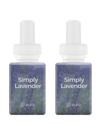 Pura - Лавандовые поля - Ароматический диффузор для умного дома - Заправка ароматов для умного дома - До 120 часов аромата Премиум-класса на одну заправку - Чистый ароматический диффузор для дома, офиса и квартиры - 2 упаковки