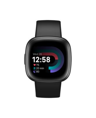 Умные часы премиум-класса Fitbit Versa 4 Black Graphite, 39 мм