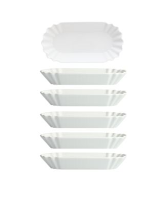 Фортесса Меламин Стрит ест хот-доги в тарелках, набор из 6 штук