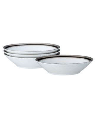 Набор Noritake Austin Platinum из 4 фруктовых мисок, 5,50 дюйма, 4 унции.