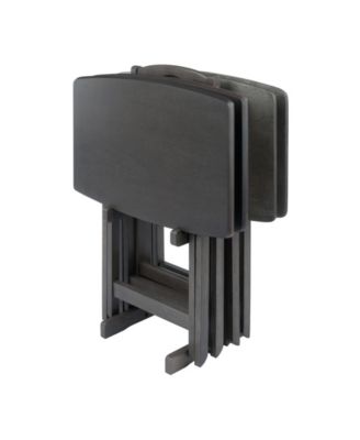 Привлекательный деревянный столовый набор для закусок Dorian из 5 предметов