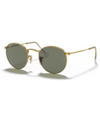 КРУГЛЫЕ МЕТАЛЛИЧЕСКИЕ поляризованные солнцезащитные очки Ray-Ban, RB3447 50
