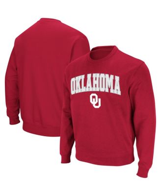 Мужская толстовка Colosseum Oklahoma Sooners с круглым вырезом и логотипом Colosseum